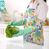 名纳家居手套洗碗洗衣服家务薄款加长防水橡胶乳胶束口韩国清洁