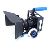 YE宇儿 5d2套件 专业电影器材 摄像机单反CAGE兔笼 遮光斗 跟焦器