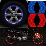 摩托车轮毂贴摩托车轮胎贴踏板摩托车钢圈贴摩托车反光贴车轮贴