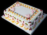 正品红宝石蛋糕 上海祝寿生日蛋糕 小鲜奶 庆典纪念日 长方形蛋糕