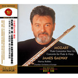 正版CD 莫扎特 第1、2长笛协奏曲 长笛竖琴协奏曲 詹姆斯 高尔威