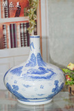 包邮现代中式陶瓷花瓶 家居饰品台面花插客厅餐桌装饰工艺品摆件