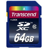 Transcend 创见 SD 64G SDXC CLASS10 存储卡 高速相机卡/正品
