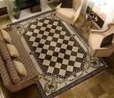 新古典后现代中式欧式美式客厅样板房地毯 进口新西兰羊毛地毯