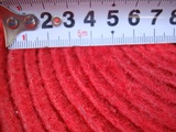 红色拉绒地毯 展览地毯 超厚柔软 可做家用  婚庆等 加厚 厚6mm