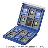 日本SANWA FC-MMC4 超薄数码存储卡收纳盒 SD卡盒 12枚装 抗震