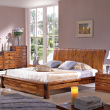 实木床1.8米双人床 乌金木中式床特价乌金木家具架子床 厂家直销