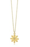 【美国正品代购】Tiffany Daisy 18k黄金钻石花朵项链 2013新款