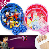 专柜正品迪士尼儿童玩具发光吸盘球 亲子游戏宝宝双人投掷吸板球