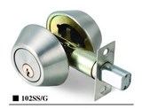 不锈钢双面辅助锁 隐藏门锁 过道门锁 双面锁头 门锁