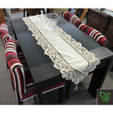 米基家居 黑色玻璃餐桌 小户型现代简约长方形桌子 特价包物流
