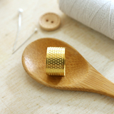 缝纫DIY工具 铜顶针 金色顶针 家居必备 家庭缝补用  顶针