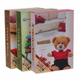 家庭儿童泰迪熊插页式宝宝相册全景4D大6寸 200张盒装影集插页式
