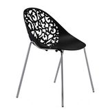 田园休闲椅休闲椅凳子时尚靠背特价椅子创意不锈钢餐椅简约