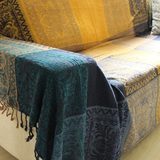 外贸原单美式 雪尼尔毯 盖毯 毛毯 休闲毯 桌布 毯子 沙发巾 C款