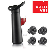 荷兰进口Vacu Vin  真空抽 红酒瓶塞抽气泵 葡萄酒保鲜器一抽4塞