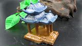 7CM陶瓷戏台 盆景摆件 手工艺 假山 鱼缸 建筑模型  风水