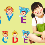 卡通儿童房墙贴 26个英文英母幼儿园宝宝早教知识汉语拼音字母表