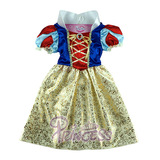 迪士尼芭比公主裙白雪公主裙儿童礼服女孩连衣裙舞台表演服舞台装