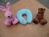 粉色小兔子毛绒玩具音响棕色小熊毛绒玩具音响各种款式的动物音响