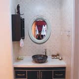 特价 欧式仿古玄关浴室镜 化妆美容镜 梳妆镜 小卫生间专用镜子
