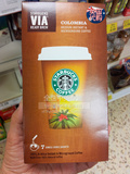 <直邮>英国星巴克Starbucks VIA速溶咖啡哥伦比亚烘焙风味7杯装