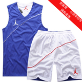 乔丹篮球服套装男装 双面穿 透气吸汗速干篮球服运动衣服球衣队服