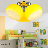 现代简约LED节能创意艺术儿童房卧室客厅吸顶灯玻璃灯罩灯具灯饰