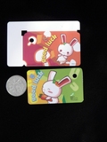 兔子迷你交通卡两张后5位同号可以报销纪念卡挂件卡上海公交卡