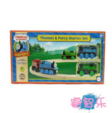 [绝版]TOMY 木制火车世界套装 组合轨道玩具 两款可选