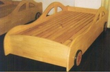 儿童汽车造型统铺床幼儿园叠叠床实木单人床宝宝床幼儿木制午睡床