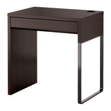 北京宜家代购 IKEA 米克 书桌电脑桌学习工作桌黑褐色