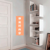 特价造型隔板书架置物架书柜特价简约壁挂简易组合创意拆装书花架