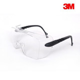 3M12308 防雾眼镜 可佩带近视眼镜 防护眼镜  防紫外线
