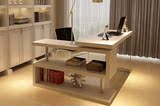包邮特价现代简约白色钢琴烤漆家用台式电脑桌写字台办公书桌转角
