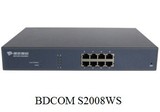 博达BDCOM S2008WS智能WEB管理交换机（博达全系交换机）请询