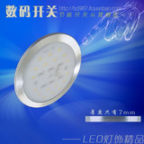 促销 超薄橱柜灯 衣柜灯天花灯射灯车用节能灯 LED圆形灯12V 1.8W