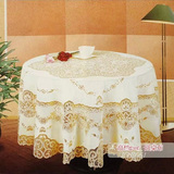 烫金高档欧式客厅餐厅餐桌布台布桌垫茶几布圆餐桌包邮