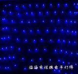 LED网灯LED彩灯闪灯串灯渔网灯圣诞防水灯串装饰窗帘灯网状彩灯