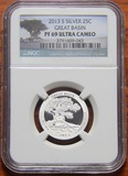 【泉塘藏币】2013年美国 1/4美元(25美分)纪念银币NGC认证