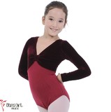 丹诗戈2720芭蕾舞练功服 连体服 儿童长袖舞蹈服 体操服 形体服