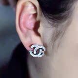 香港正品代购香奈儿耳钉女 2016新款香奈儿Chanel耳环925纯银耳饰