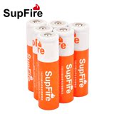 正品原装SupFire锂电池 充电高大容量电池强光手电筒18650单个