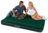 美国INTEX-双人内置脚动气泵充气床垫（脚踩充气）