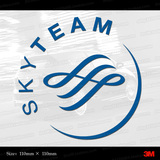 S428 SKY TEAM 天合联盟 航空公司 美国进口反光膜制作汽车贴纸