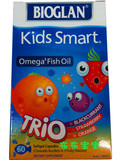 新西兰代购Bioglan Kids Smart佳思敏深海儿童鱼油DHA 60粒三味