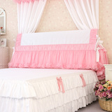 巧致生活 水粉色床头罩床头套1.8m床靠背1.5米2.0全棉布艺防尘罩