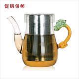 泓盛红茶泡茶具加厚耐热玻璃泡茶壶不锈钢过滤泡茶器绿茶普洱茶具