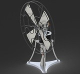ky-ko风扇斯特林发动机引擎 3D模型图纸资料发动机图纸模型