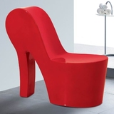 促销创意造型高跟鞋椅 shoe chair时尚创意装饰家具玻璃钢造型椅